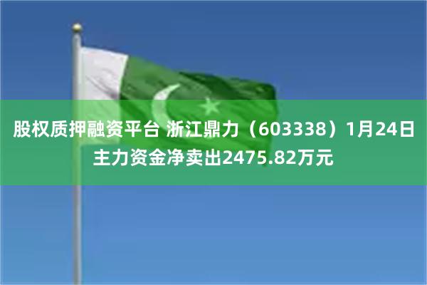 股权质押融资平台 浙江鼎力（603338）1月24日主力资金净卖出2475.82万元